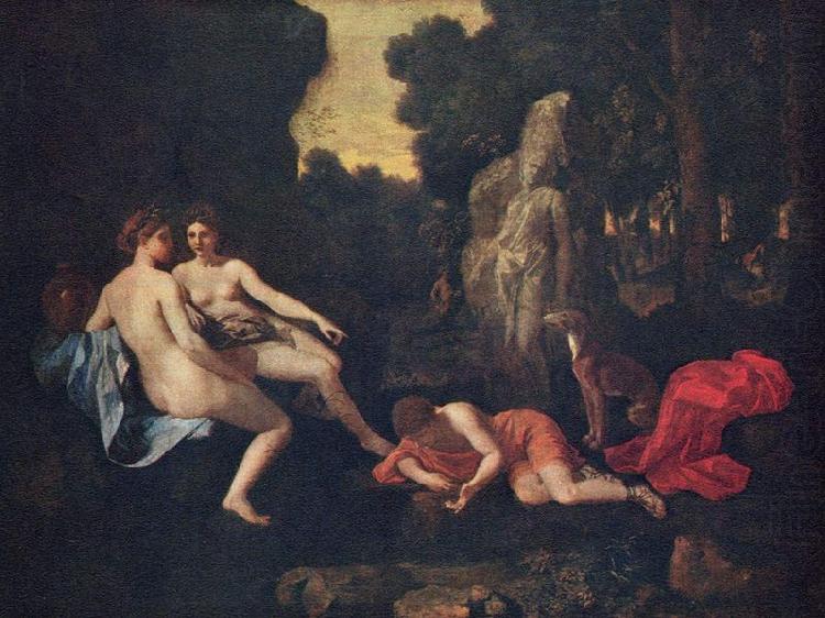 Nicolas Poussin Narcissus and Echo